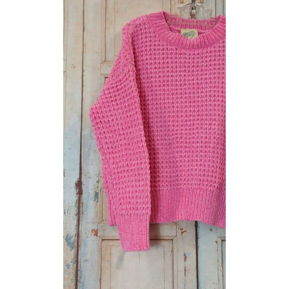 There Abouts Girls XXS 4/5 Bright Pink Sweater Polyester Pullover Round Neck - Picture 6 of 9